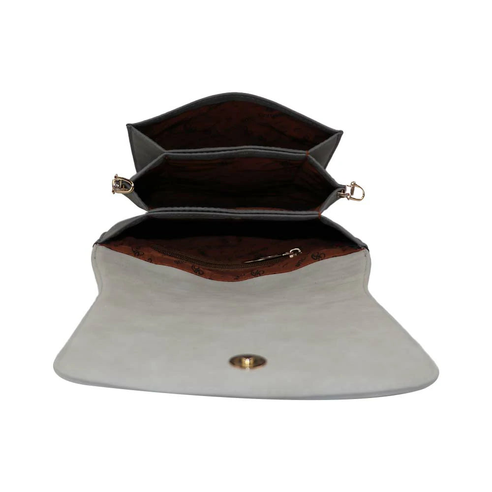 Trendy Grey Women's Sling Bag – Travel-Ready & Stylish