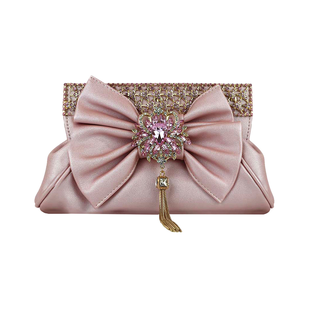 Elegant Red Bow Party Clutch – Perfect for Weddings & Special Occasions
