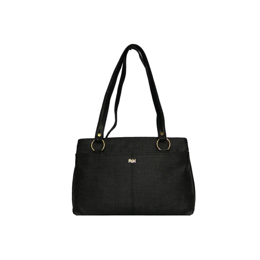 Multi-Compartment Shoulder Handbag for Women