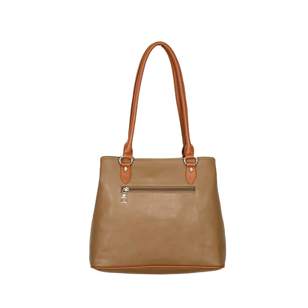 Tan Brown Tote Bag – Stylish & Spacious Shoulder bag for Women