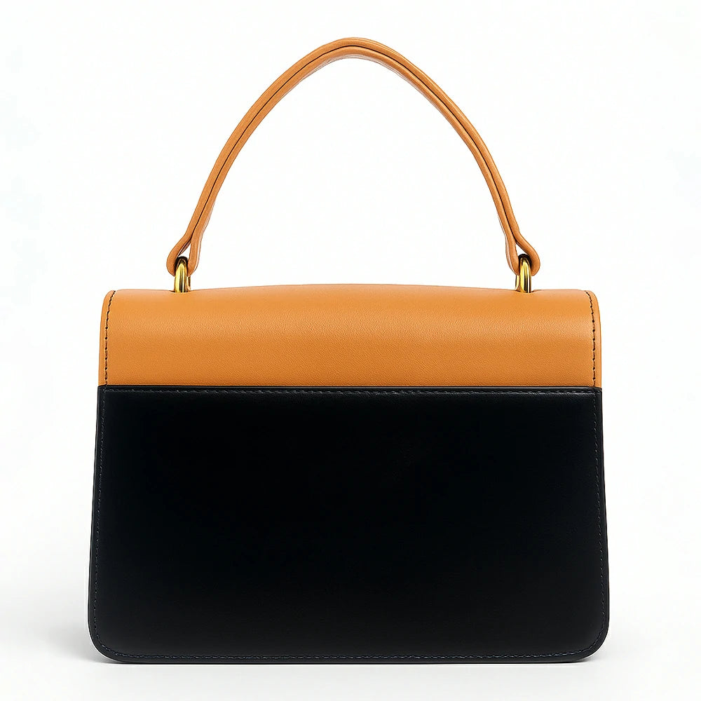 Tri-Tone Color Block crossbody Bag