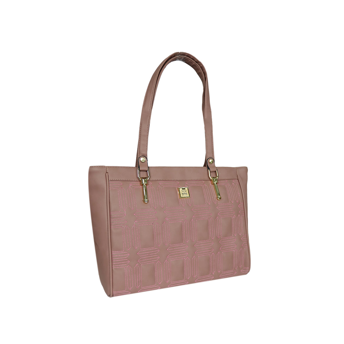 Geometric Pattern Tote Bag – Stylish & Spacious Everyday Handbag