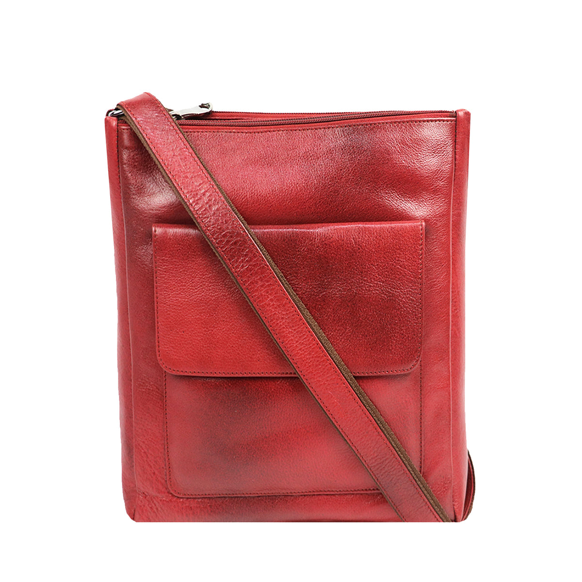 PU Leather Crossbody Bag – Vintage Everyday Sling Bag