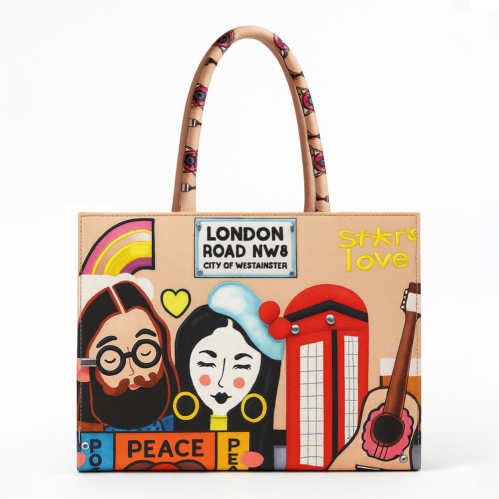 London Pop-Art Canvas Tote Bag
