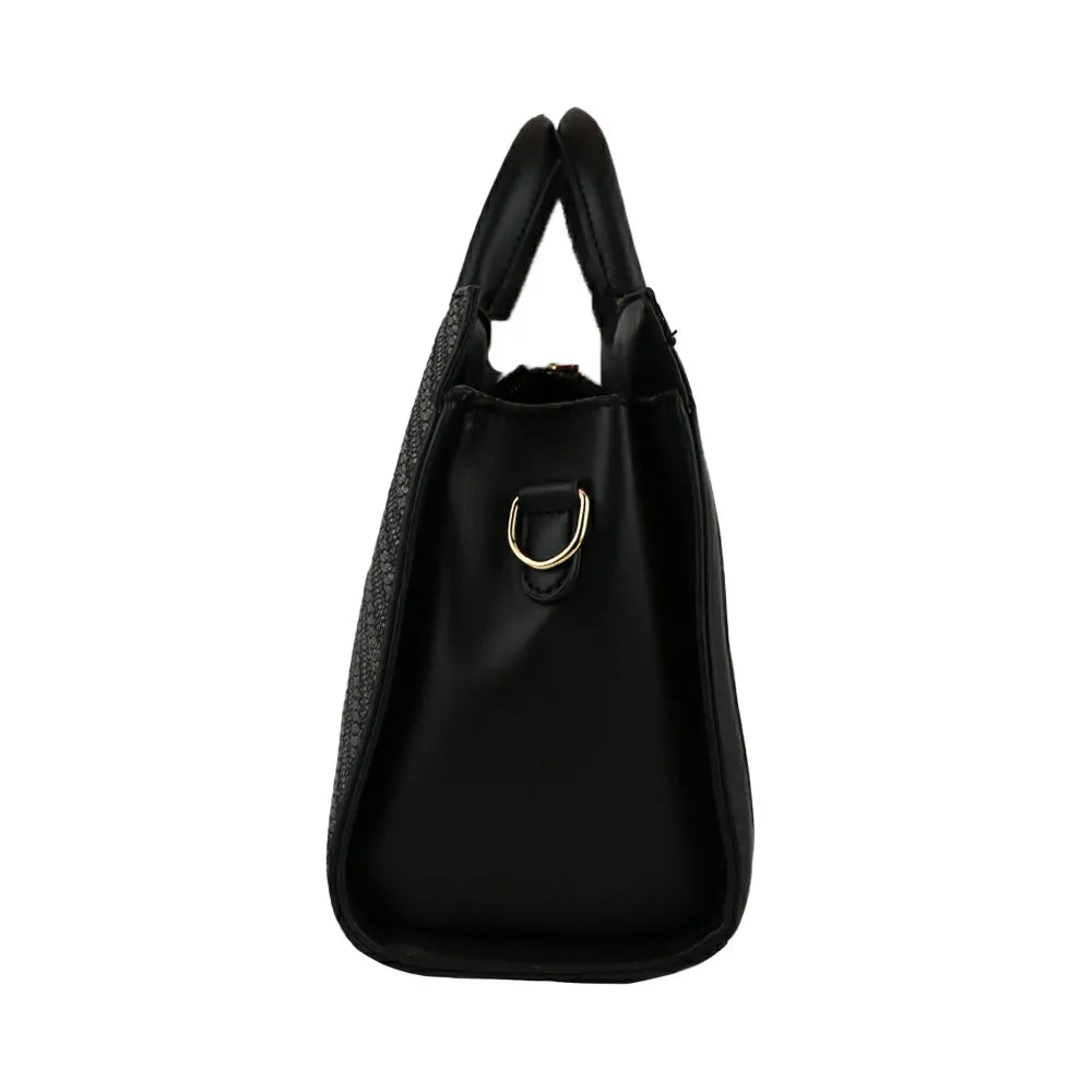 Elegant Handbag with Floral Accent, Perfect for Every Occasion
