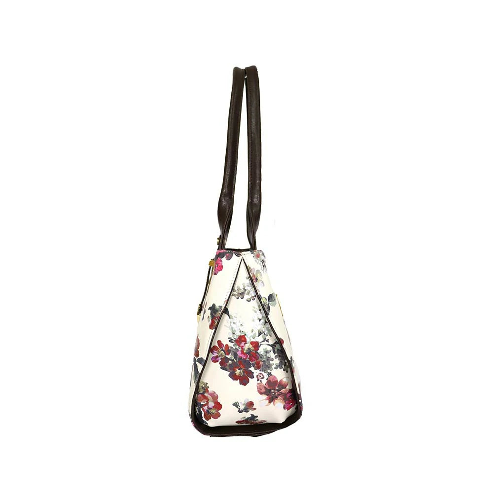 Floral Printed Handbag Bag – Stylish & Spacious Shoulder Handbag for Women