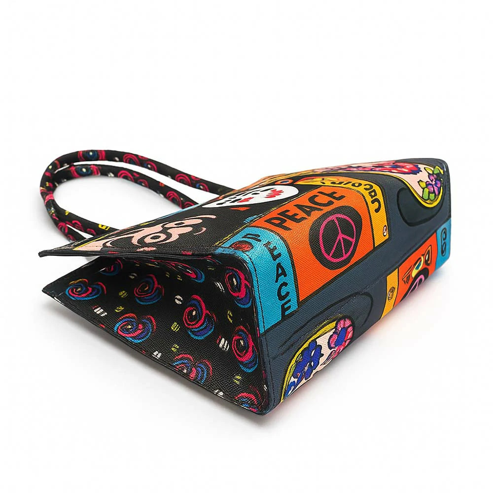 London Pop-Art Canvas Tote Bag