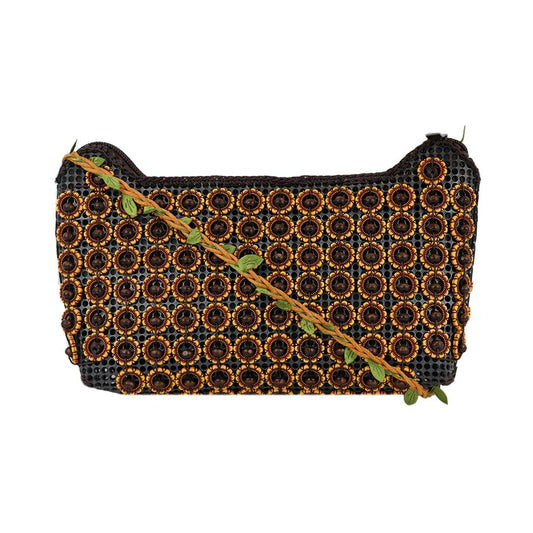 Beaded Sling Pouch Bag