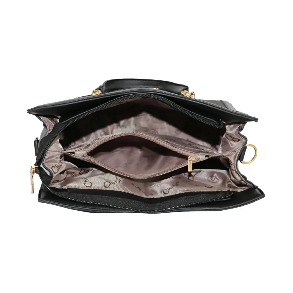 Elegant Handbag with Floral Accent, Perfect for Every Occasion