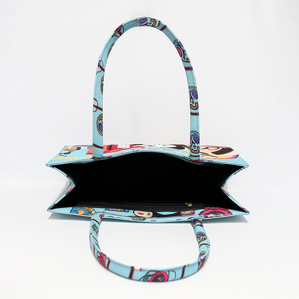 London Pop-Art Canvas Tote Bag