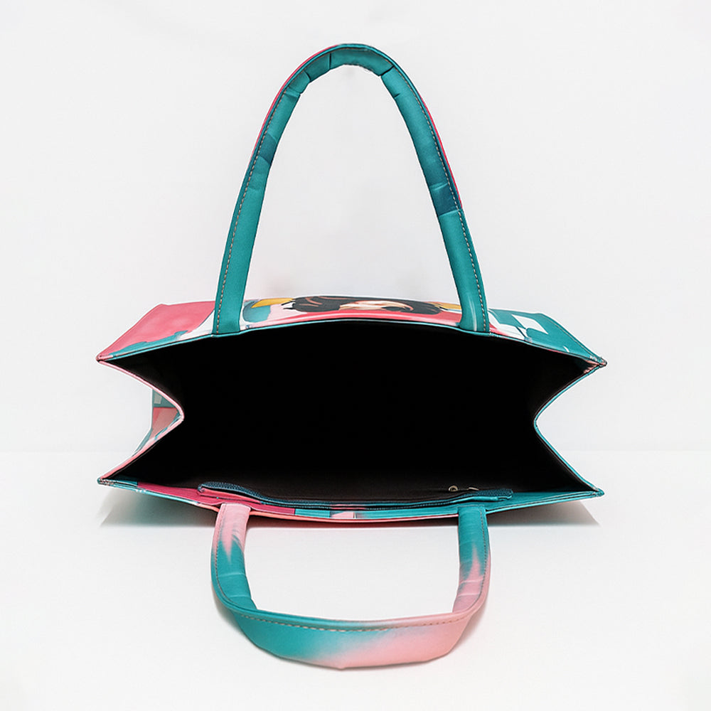 Tropical Printed Tote Bag