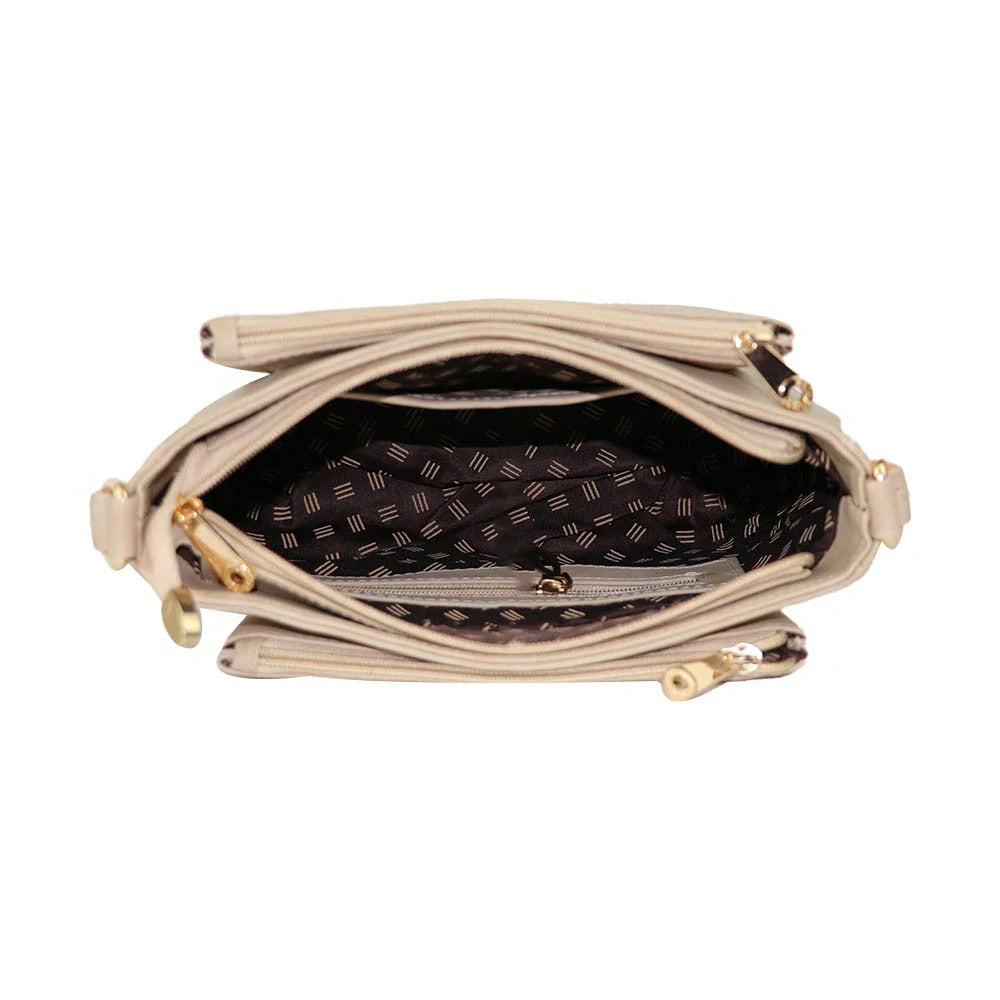 Classic Brown PU Leather Sling Bag – Everyday Chic
