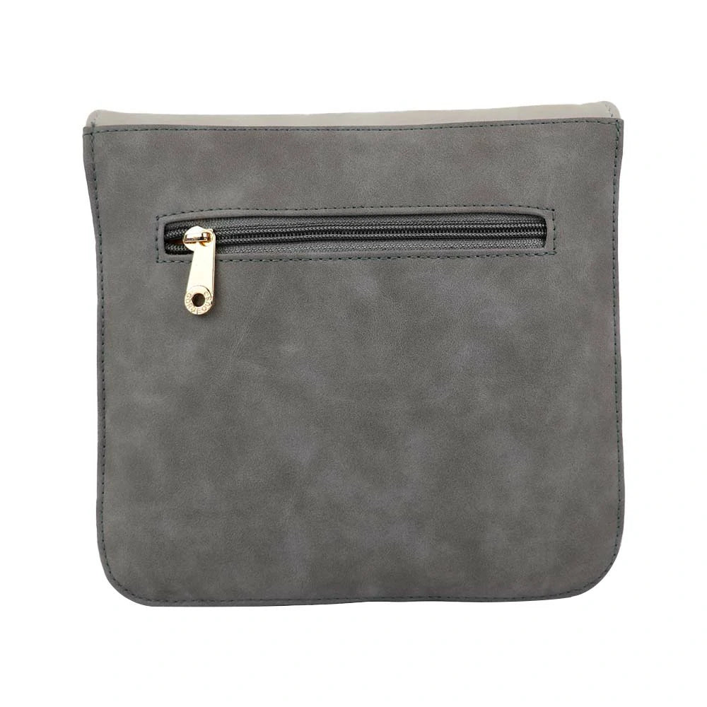 Trendy Grey Women's Sling Bag – Travel-Ready & Stylish