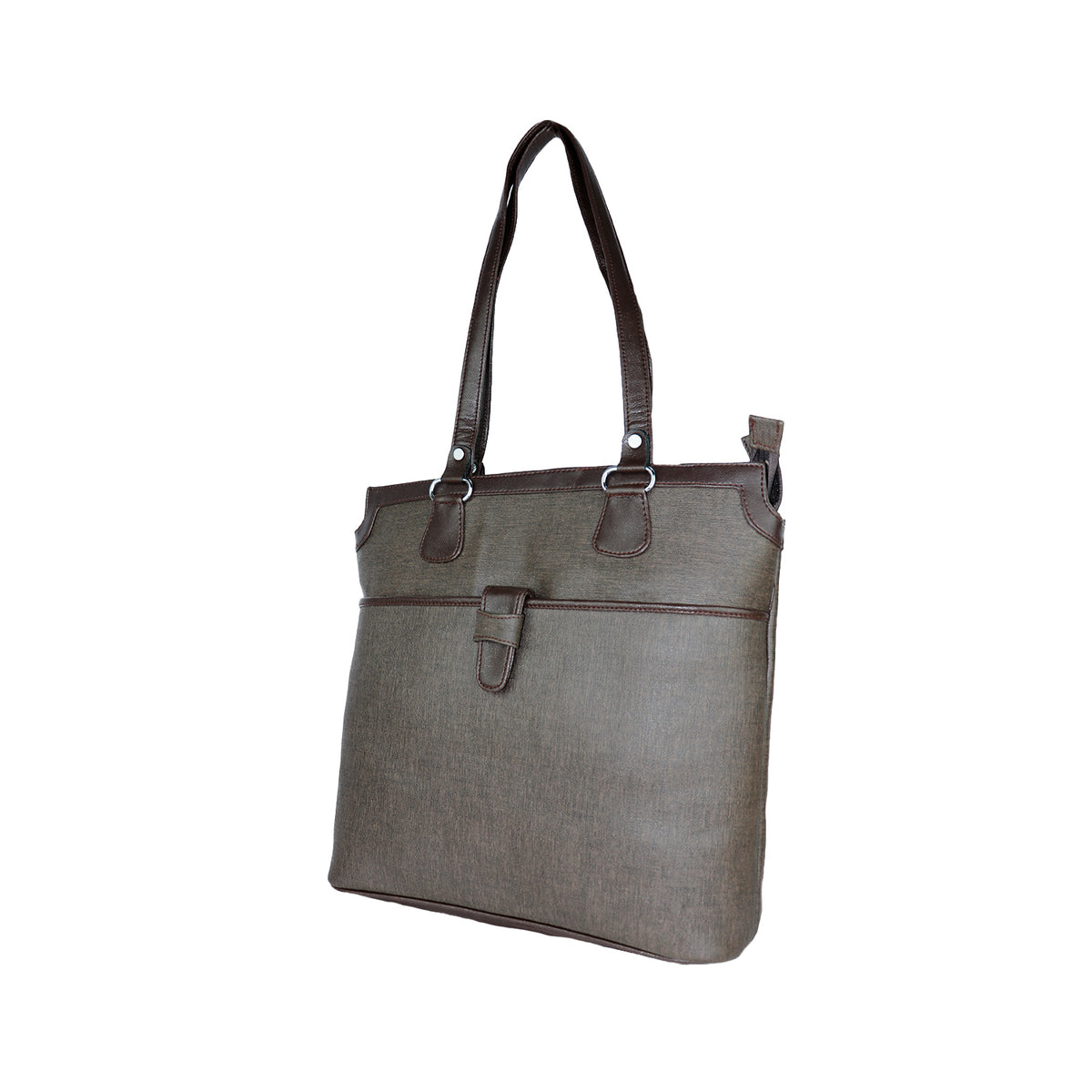 Classic Brown Formal Tote For Women