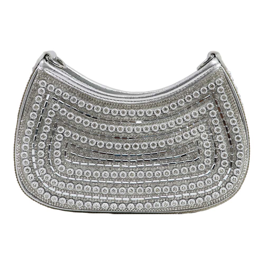 Crystal Embellished Clutch – Luxe Rhinestone Party Bag