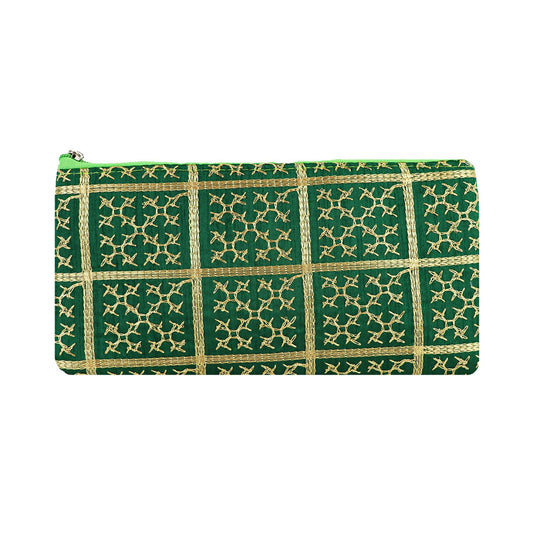 Women Embroidered Zipper Pouch