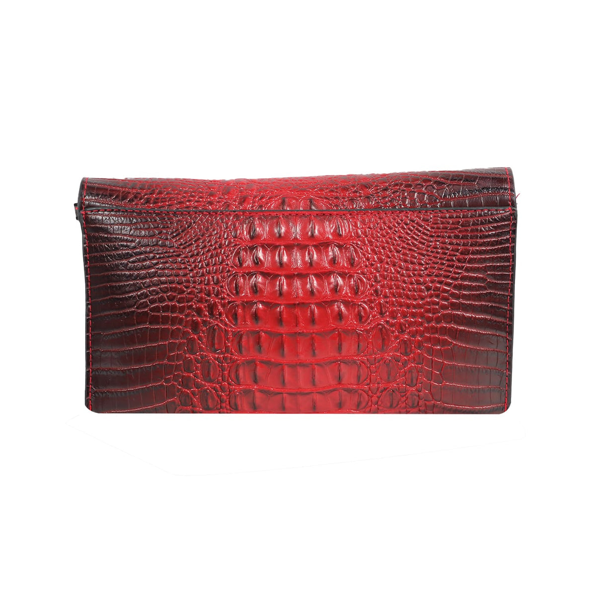 Red Embellished Designer Clutch For Function