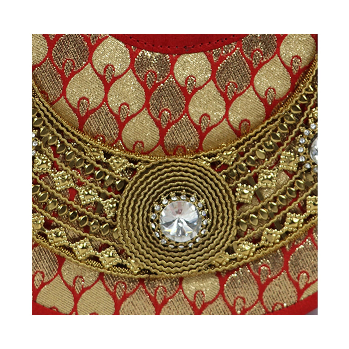 Designer Round Handbag with Embellished Detailing – Perfect for Weddings & Festive Wear