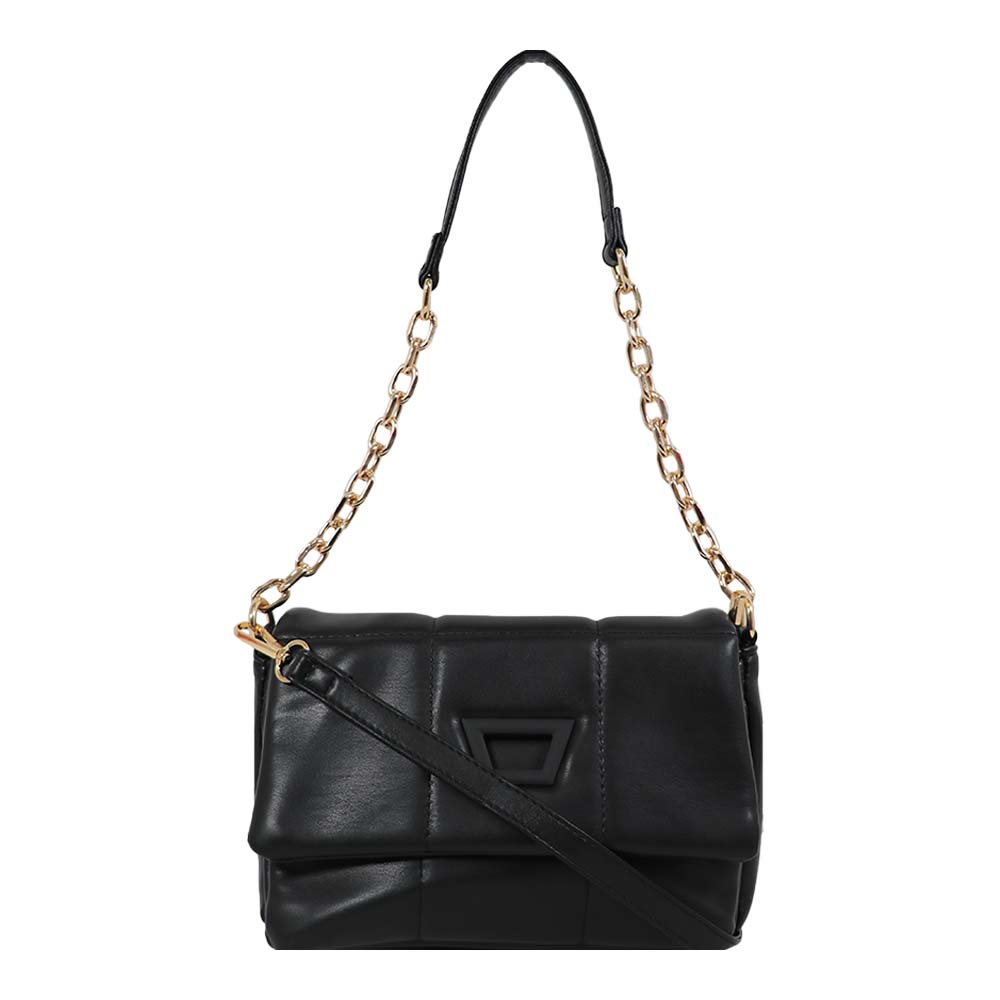 Luxe Quilted Chain Shoulder Bag