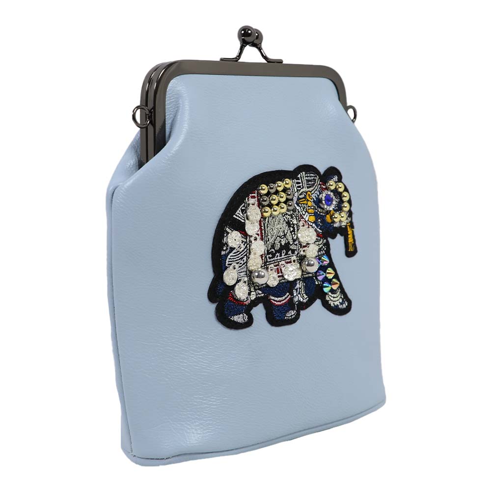 Vintage Elephant Embroidered Sling Bag