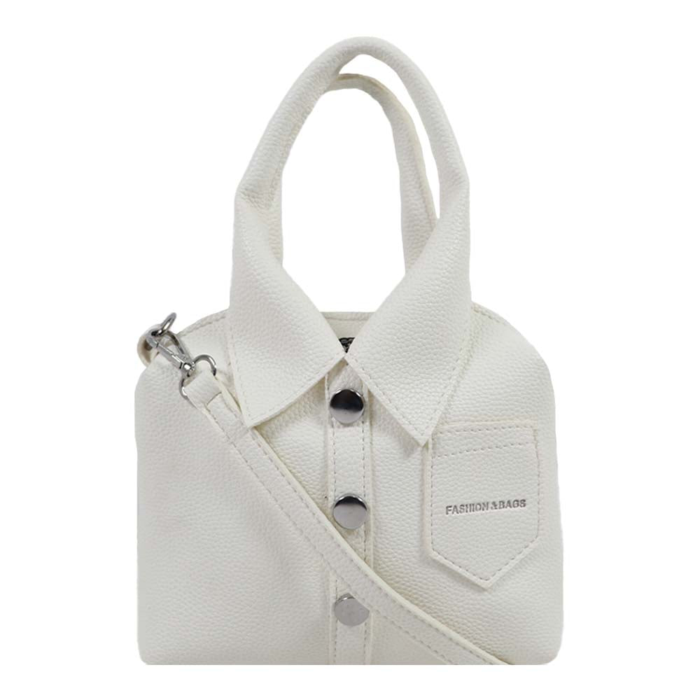 Chic Shirt-Style Mini Handbag