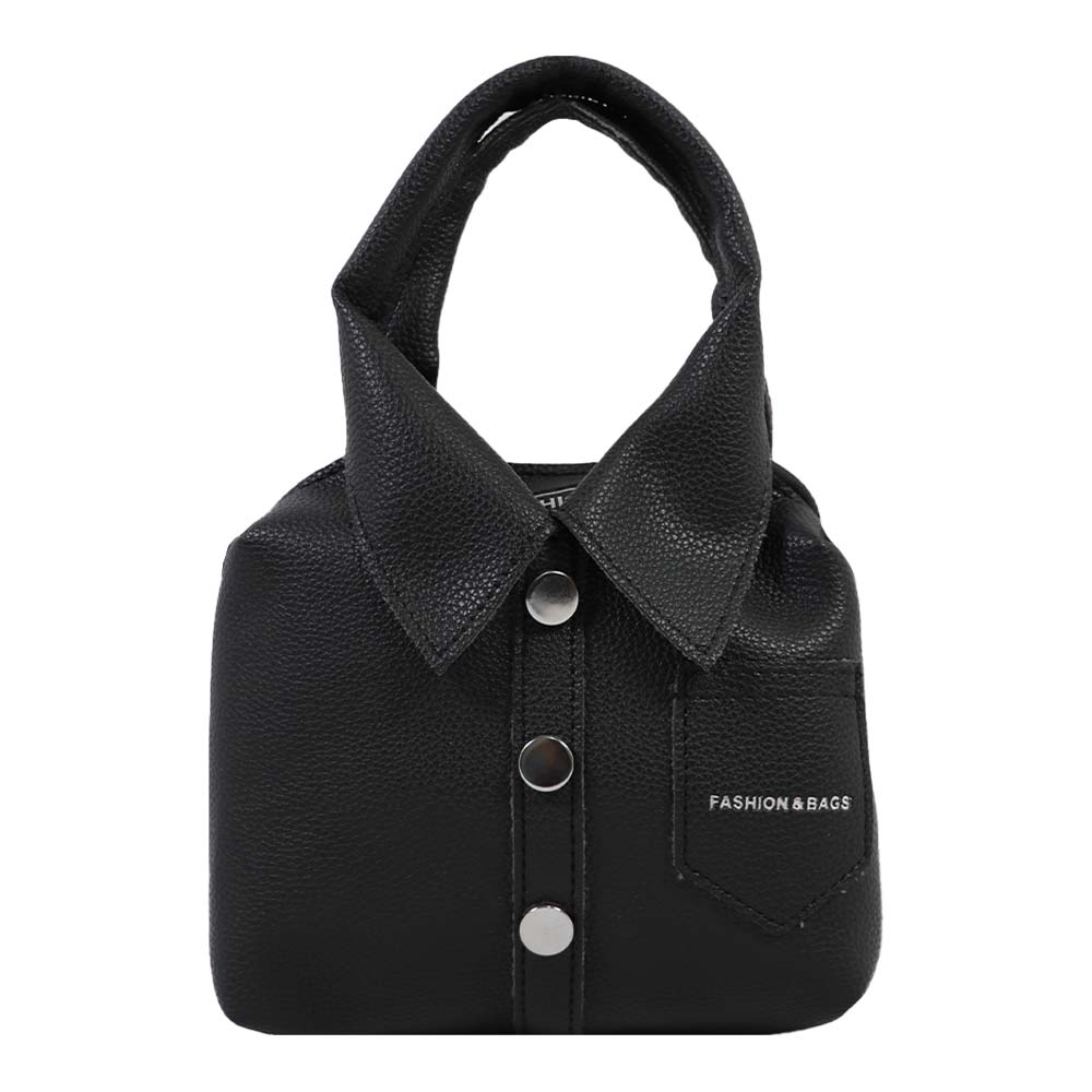 Chic Shirt-Style Mini Handbag