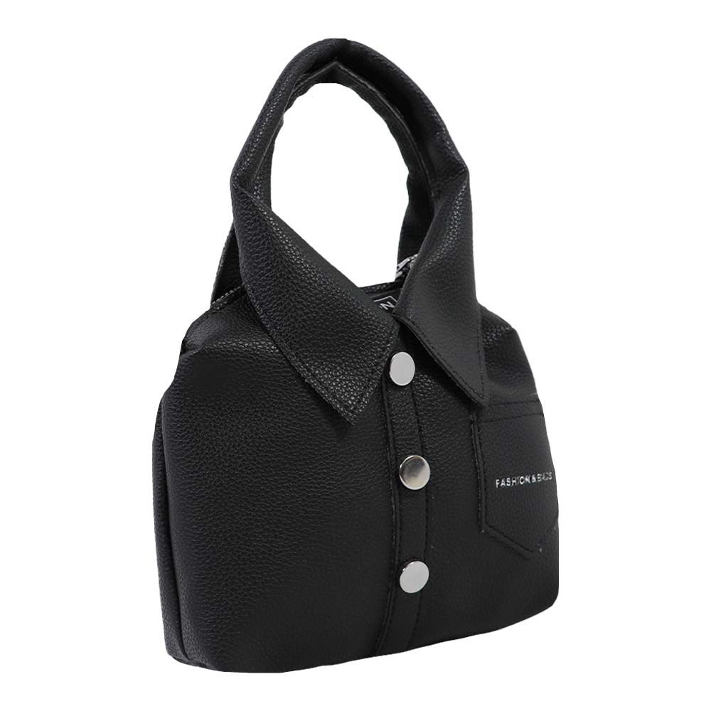 Chic Shirt-Style Mini Handbag