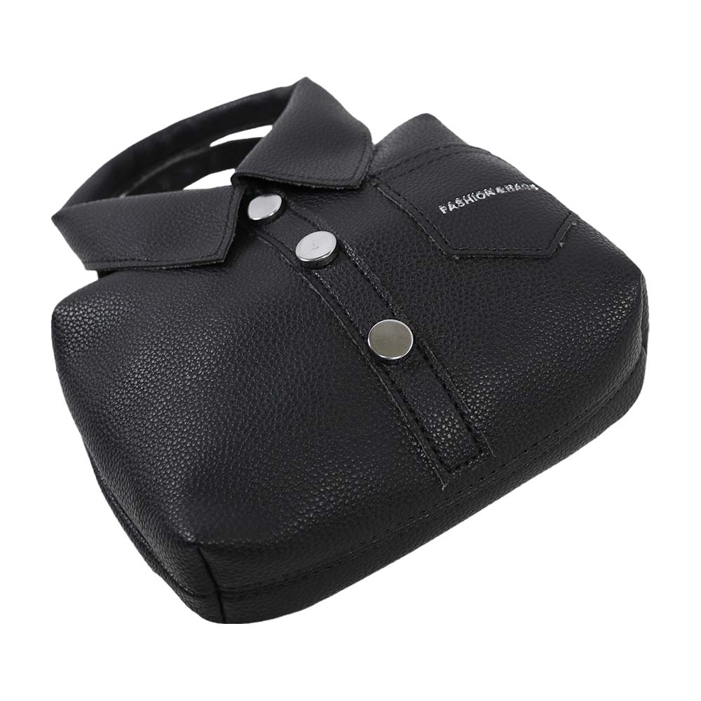 Chic Shirt-Style Mini Handbag