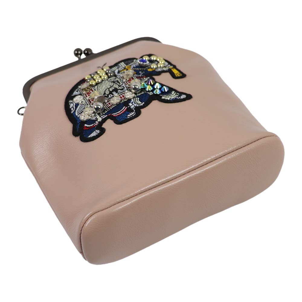 Vintage Elephant Embroidered Sling Bag