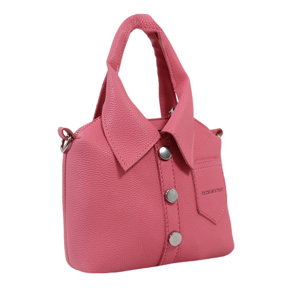 Chic Shirt-Style Mini Handbag