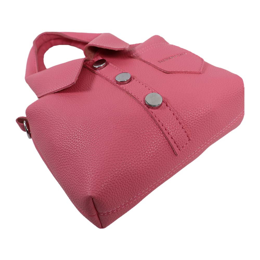Chic Shirt-Style Mini Handbag