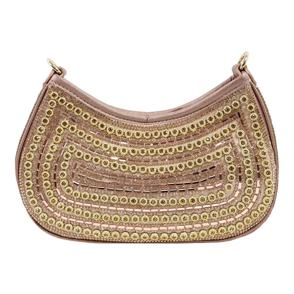 Crystal Embellished Clutch – Luxe Rhinestone Party Bag