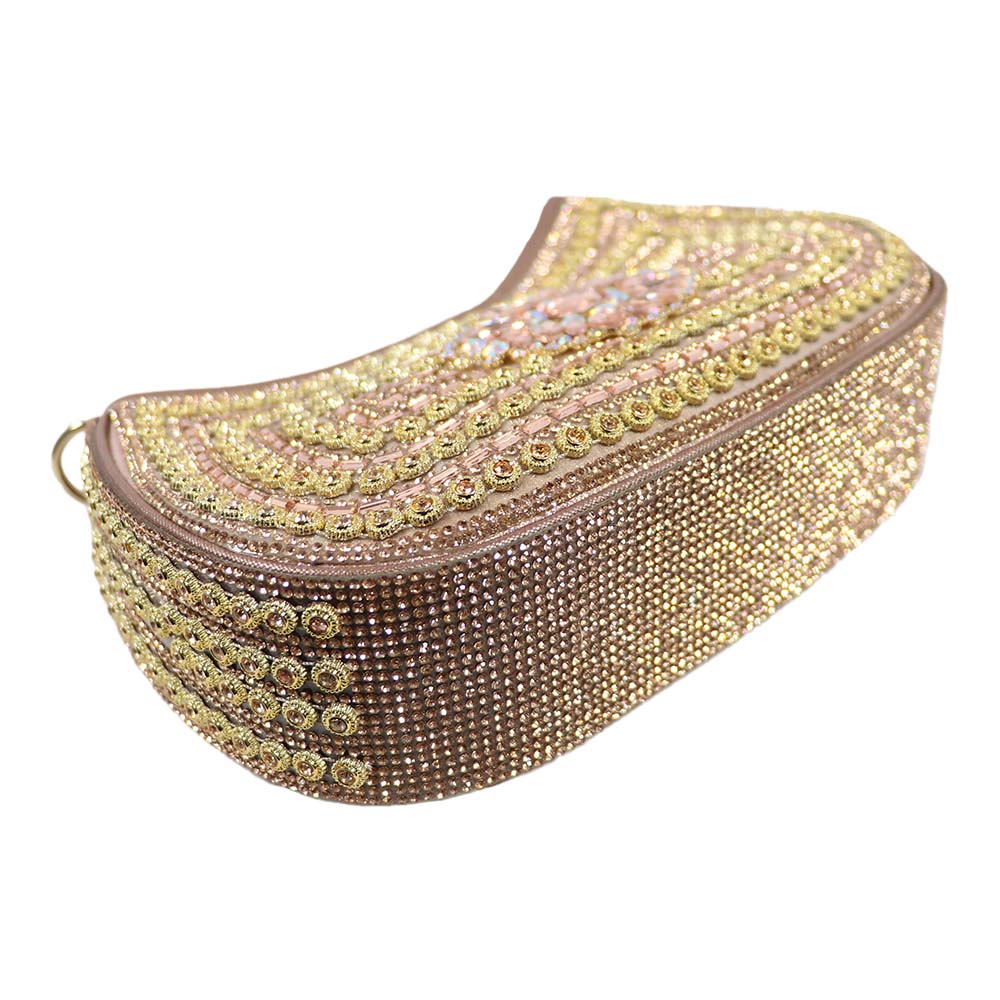 Crystal Embellished Clutch – Luxe Rhinestone Party Bag