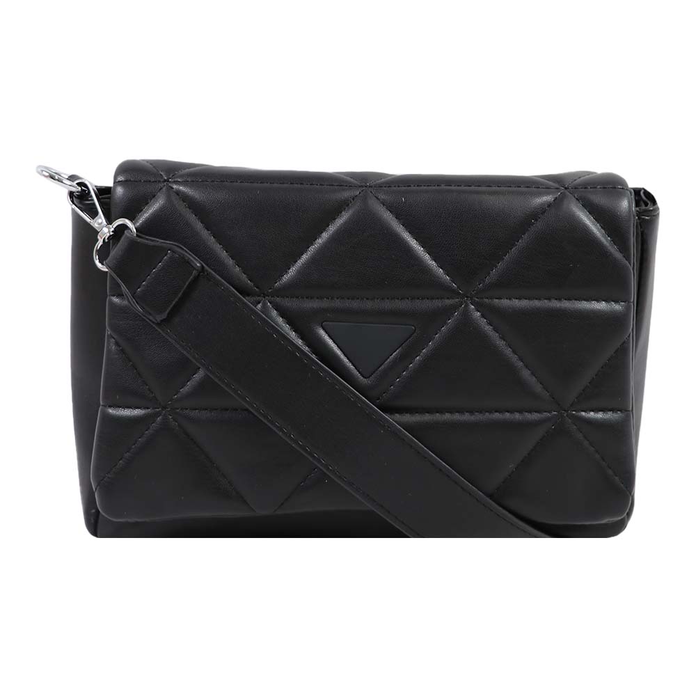 Elegant Quilted Sling Bag with Mini Pouch – Chic & Versatile