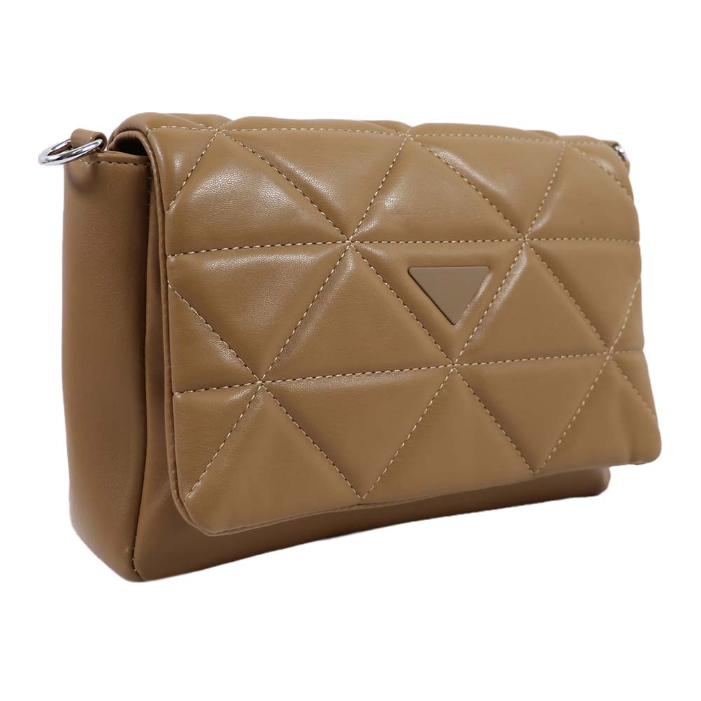 Elegant Quilted Sling Bag with Mini Pouch – Chic & Versatile
