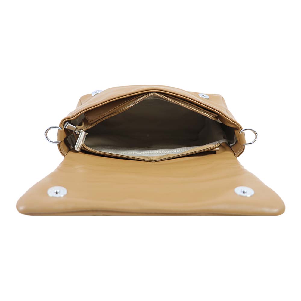 Elegant Quilted Sling Bag with Mini Pouch – Chic & Versatile