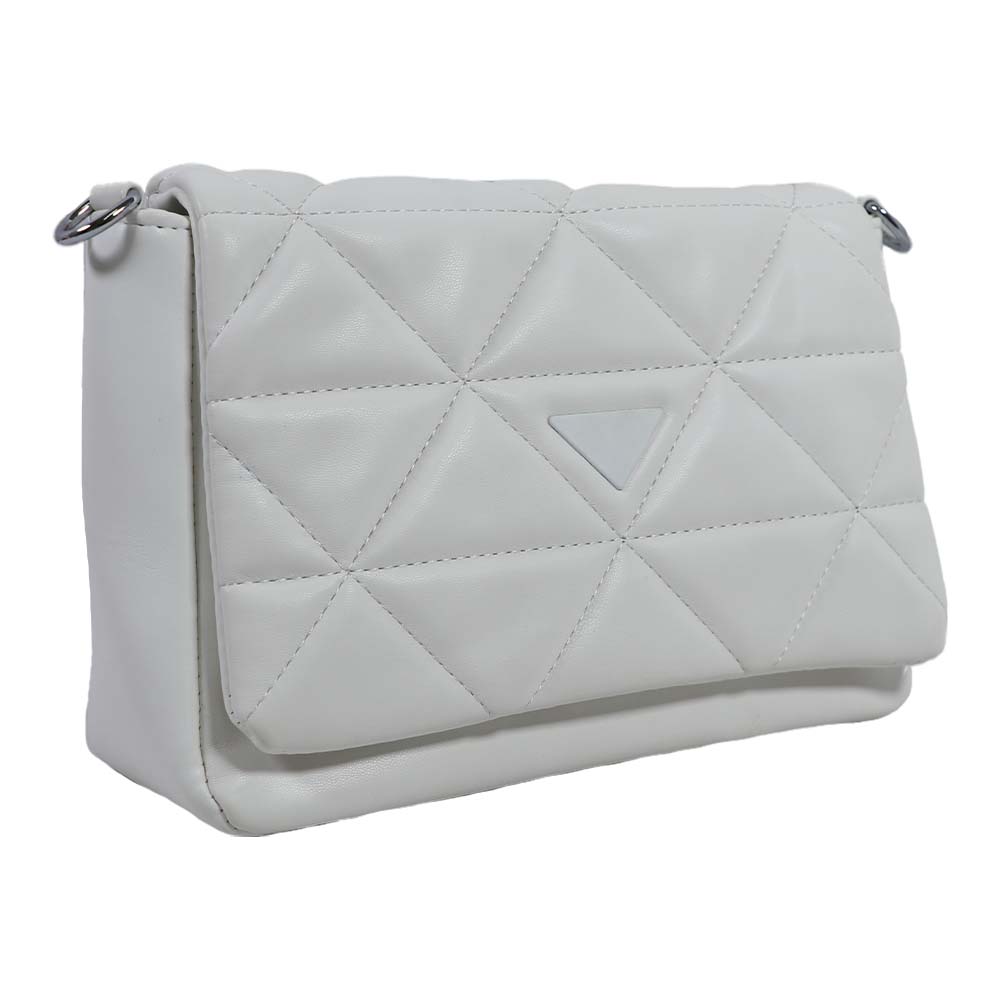 Quilted Crossbody Bag with Mini Pouch