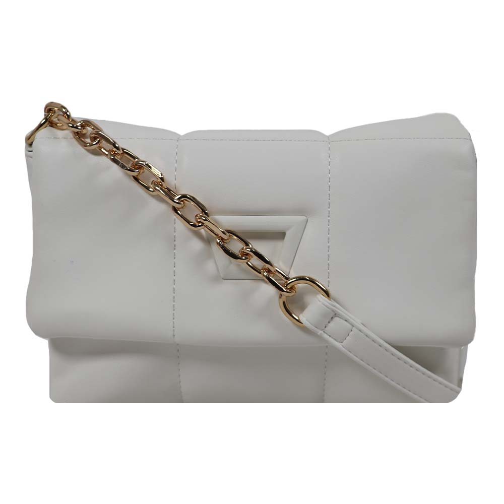 Luxe Quilted Chain Shoulder Bag