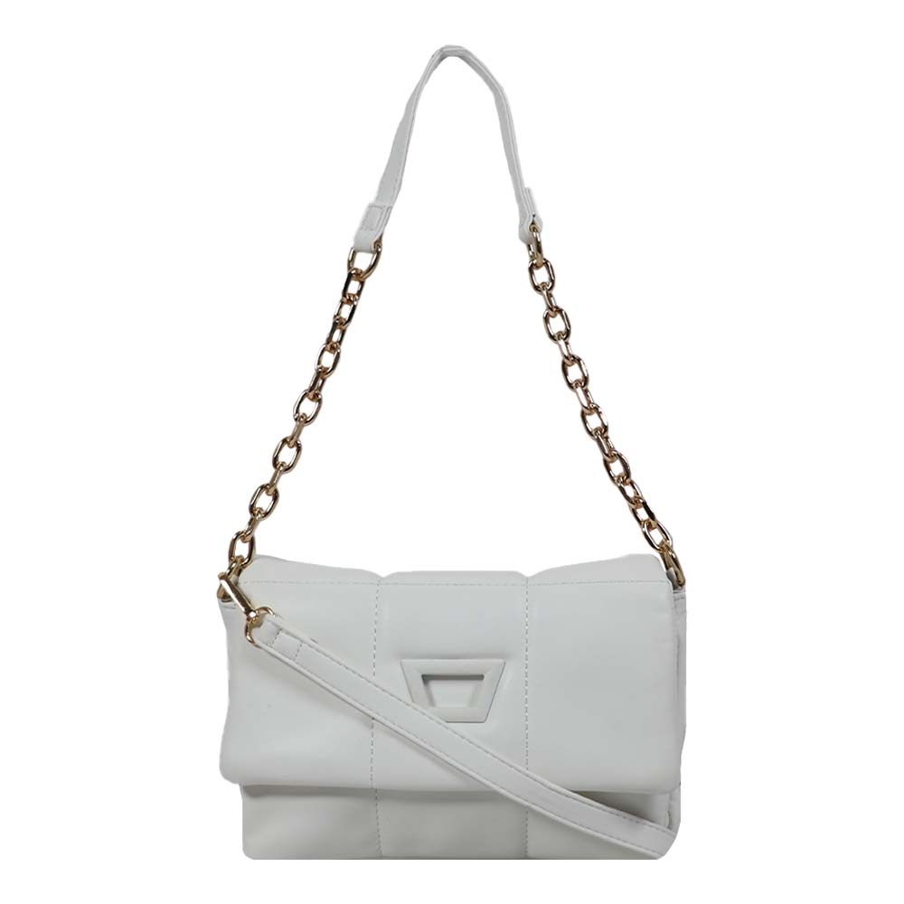 Luxe Quilted Chain Shoulder Bag