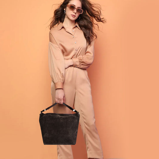 Dark Brown Bag, Spacious for Everyday Use