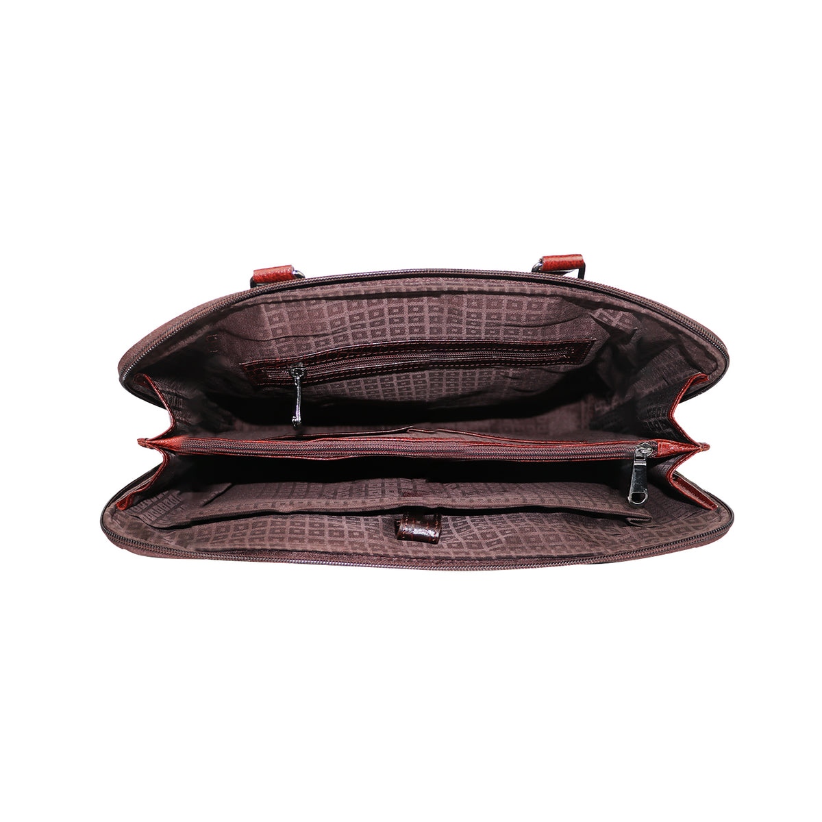 Luxury Croc-Embossed PU Leather Laptop Bag – Stylish & Professional