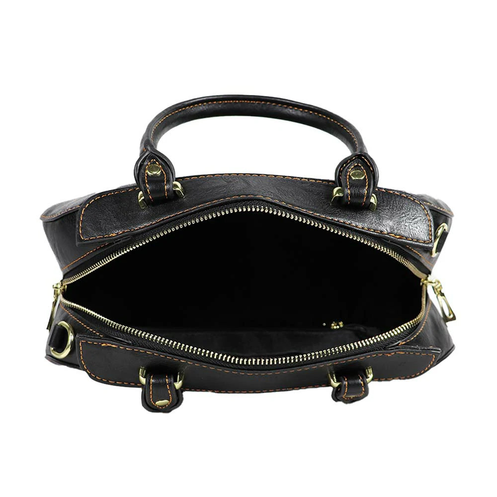 Vintage Oval Handbag with Embossed Mandala Design – Elegant & Unique