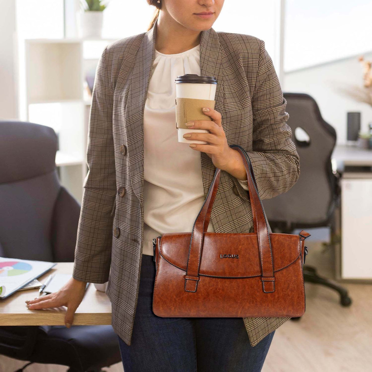 Classic Brown 3 in 1 bag Set