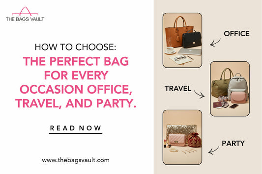 How to Choose the Perfect Bag for Every Occasion: Office, Travel, and Party.