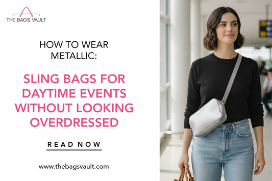 How to Wear Metallic Sling Bags for Daytime Events Without Looking Overdressed?