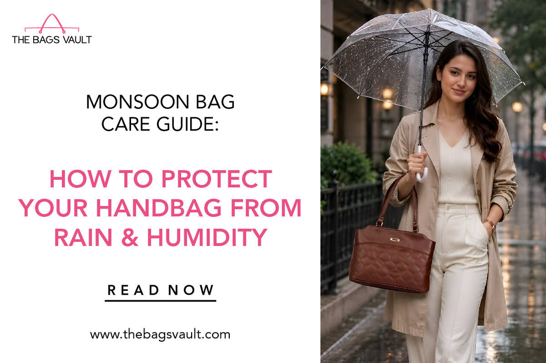 Monsoon Bag Care Guide: How to Protect Your Handbag from Rain & Humidity