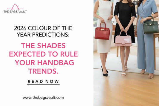 2026 Colour of the Year predictions: The Shades Expected to Rule Your Handbag Trends.