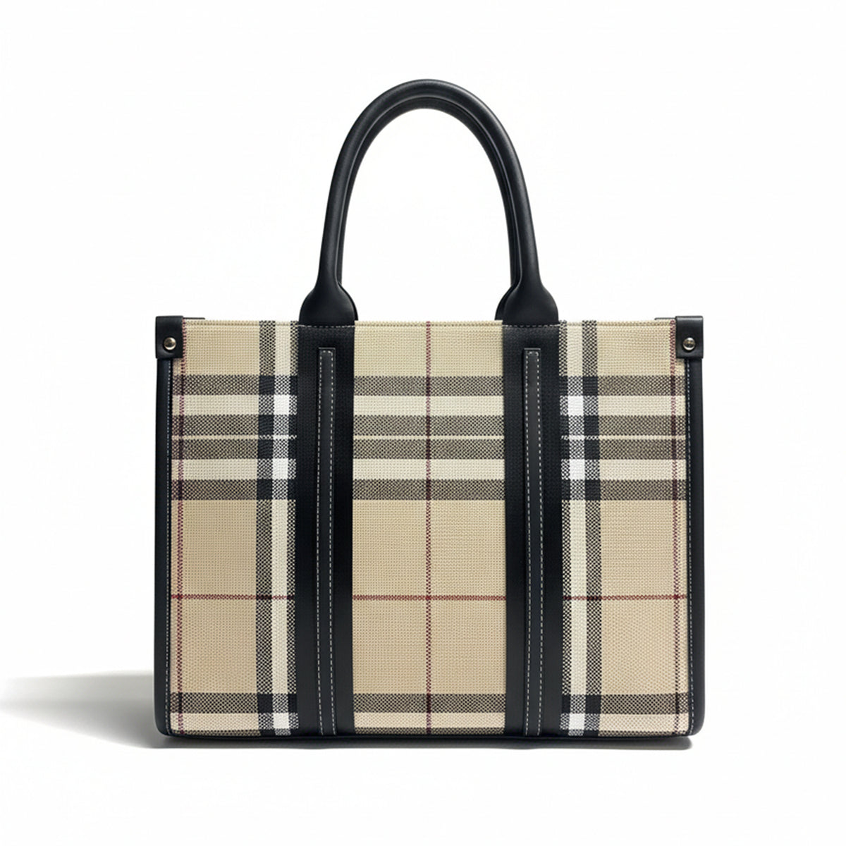 Structured HandBag with Detachable Sling Strap