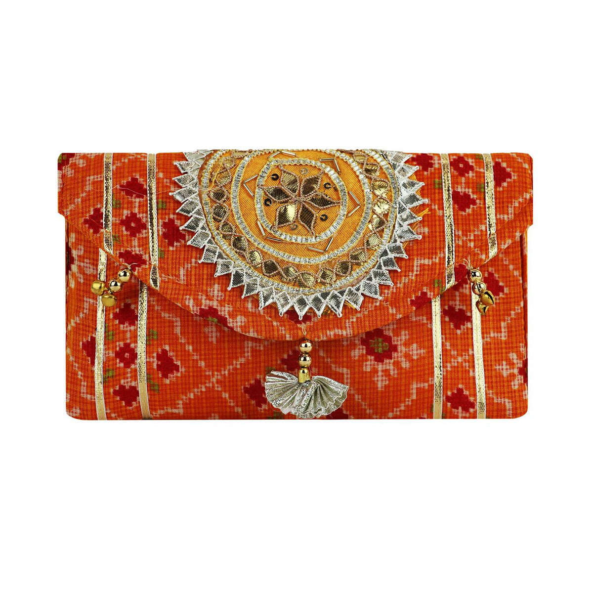 Women Embroidered Zipper Pouch