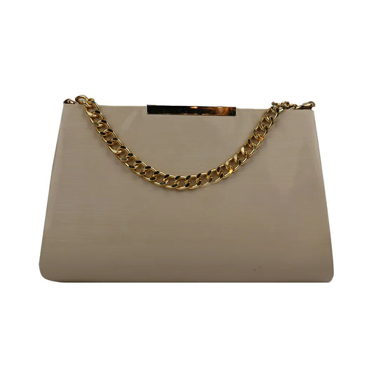 Sling Bag with Gold Chain Strap Stylish Party